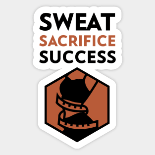 Sweat Sacrifice Success Sticker